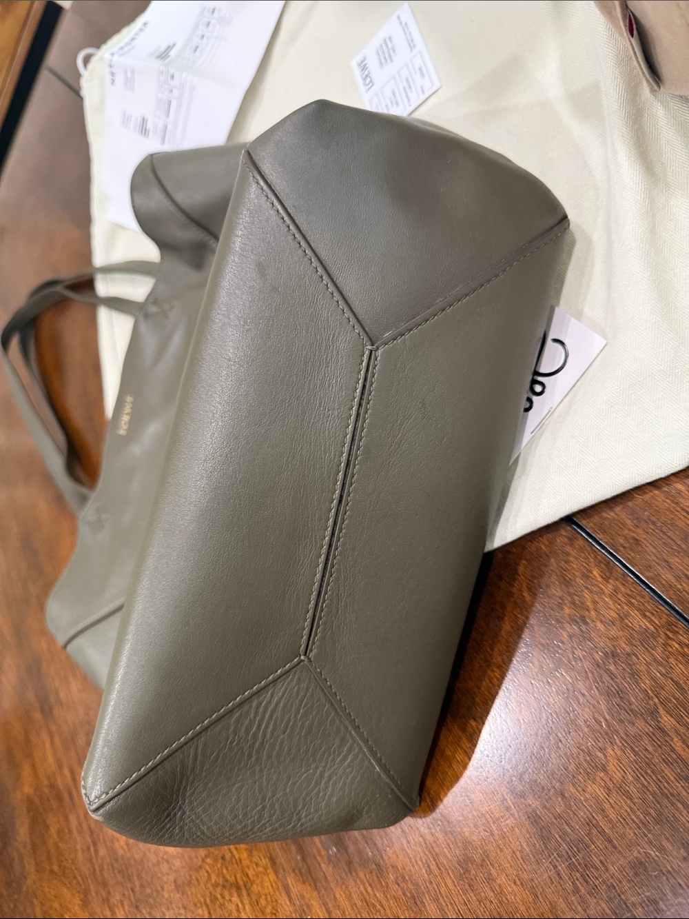 Loewe Medium Puzzle Fold Tote with organizer, receipt, dust bag, & gift bag - Picture 5 of 16